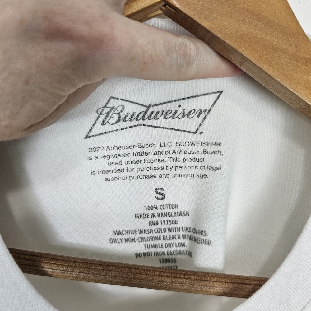 Budweiser Red Flannel Rework - Picture 6 of 6